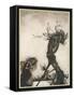 Milton, Comus-Arthur Rackham-Framed Stretched Canvas