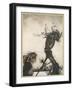 Milton, Comus-Arthur Rackham-Framed Art Print