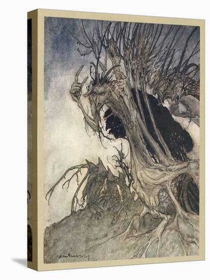 Milton, Comus-Arthur Rackham-Stretched Canvas