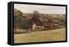 Milton's Cottage and Garden, Chalfont St Giles-Francis S. Walker-Framed Stretched Canvas