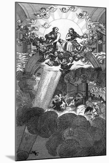 Milton's Paradise Lost by William Hogarth-William Hogarth-Mounted Giclee Print