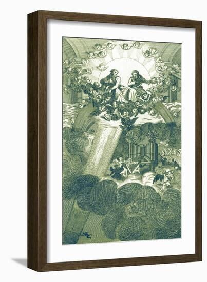 Milton's Paradise Lost by William Hogarth-William Hogarth-Framed Giclee Print