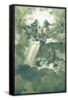 Milton's Paradise Lost by William Hogarth-William Hogarth-Framed Stretched Canvas