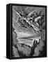 Milton's Paradise Lost-Gustave Dore-Framed Stretched Canvas