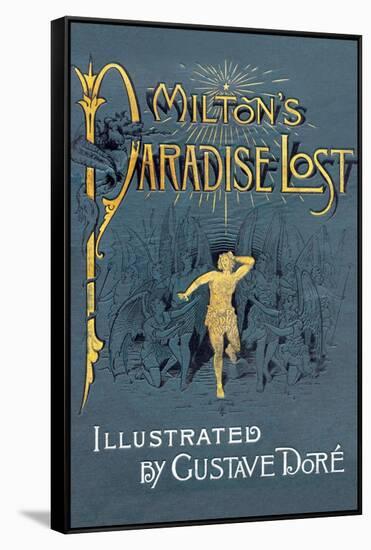 Milton's Paradise Lost-Gustave Doré-Framed Stretched Canvas