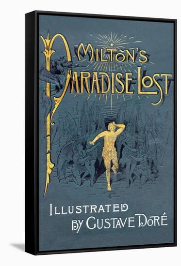 Milton's Paradise Lost-Gustave Doré-Framed Stretched Canvas