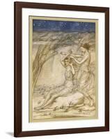 Milton, Sabrina, Nymph-Arthur Rackham-Framed Art Print