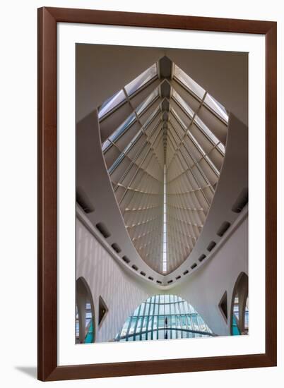 Milwaukee Art Museum Hall-Steve Gadomski-Framed Photographic Print