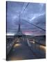 Milwaukee Art Museum, New Wing, Wisconsin-Walter Bibikow-Stretched Canvas