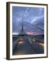 Milwaukee Art Museum, New Wing, Wisconsin-Walter Bibikow-Framed Premium Photographic Print