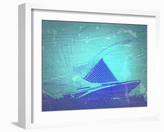 Milwaukee Art Museum-NaxArt-Framed Art Print