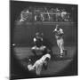 Milwaukee Braves Henry Aaron Batting During Baseball Game-George Silk-Mounted Premium Photographic Print