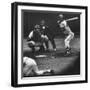 Milwaukee Braves Henry Aaron Batting During Baseball Game-null-Framed Premium Photographic Print