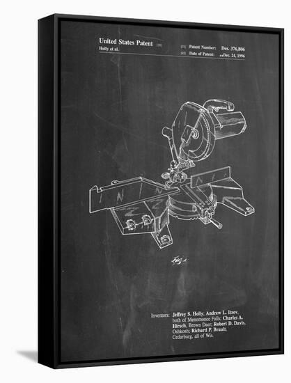 Milwaukee Compound Miter Saw Patent-Cole Borders-Framed Stretched Canvas