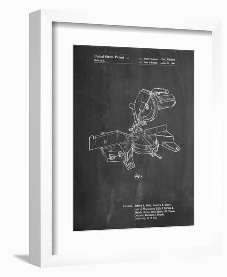 Milwaukee Compound Miter Saw Patent-Cole Borders-Framed Art Print