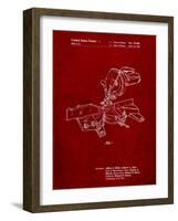 Milwaukee Compound Miter Saw Patent-Cole Borders-Framed Art Print