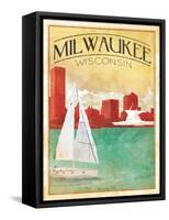 Milwaukee cover-Jace Grey-Framed Stretched Canvas