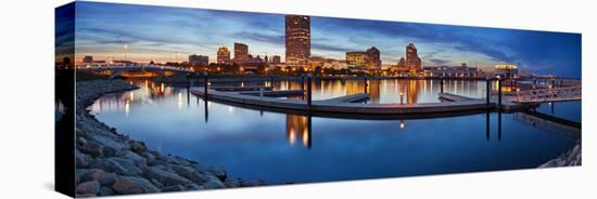 Milwaukee  Panorama.-rudi1976-Stretched Canvas