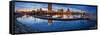 Milwaukee  Panorama.-rudi1976-Framed Stretched Canvas