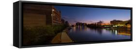 Milwaukee Riverwalk-Steve Gadomski-Framed Stretched Canvas