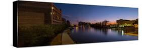 Milwaukee Riverwalk-Steve Gadomski-Stretched Canvas