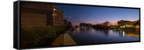 Milwaukee Riverwalk-Steve Gadomski-Framed Stretched Canvas