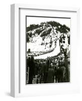 Milwaukee Road Ski Bowl, ca. 1946-null-Framed Giclee Print