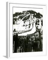 Milwaukee Road Ski Bowl, ca. 1946-null-Framed Giclee Print