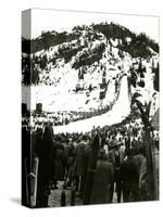 Milwaukee Road Ski Bowl, ca. 1946-null-Stretched Canvas