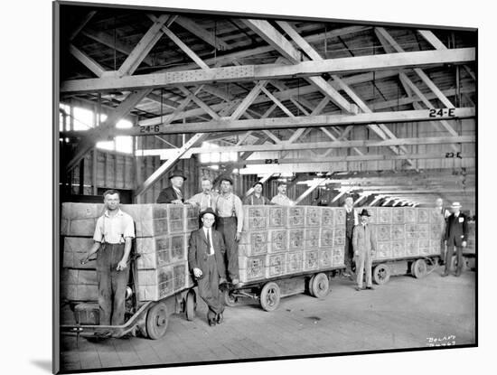 Milwaukee Road - Tea Shipment, 1921-Marvin Boland-Mounted Giclee Print