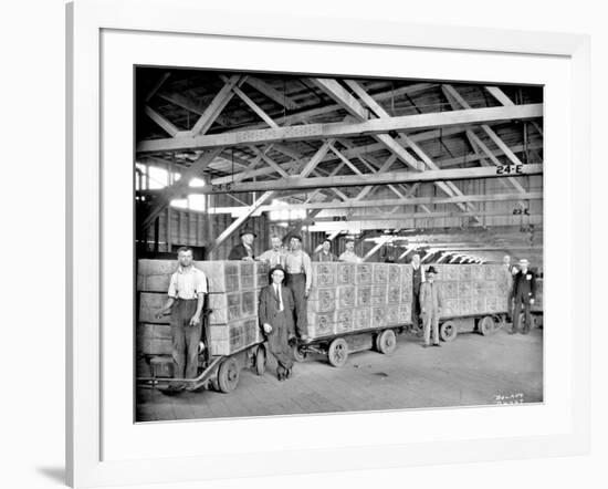 Milwaukee Road - Tea Shipment, 1921-Marvin Boland-Framed Giclee Print