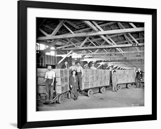 Milwaukee Road - Tea Shipment, 1921-Marvin Boland-Framed Giclee Print