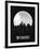 Milwaukee Skyline Black-null-Framed Art Print