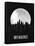 Milwaukee Skyline Black-null-Framed Stretched Canvas