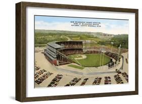 Milwaukee Stadium, Wisconsin-null-Framed Art Print