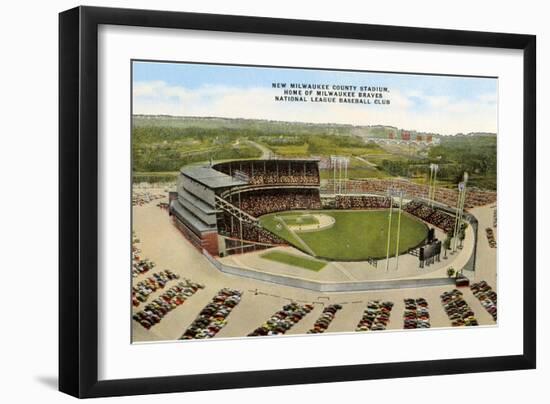 Milwaukee Stadium, Wisconsin-null-Framed Art Print