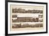 Milwaukee, Wisconsin - Panoramic Map-Lantern Press-Framed Premium Giclee Print