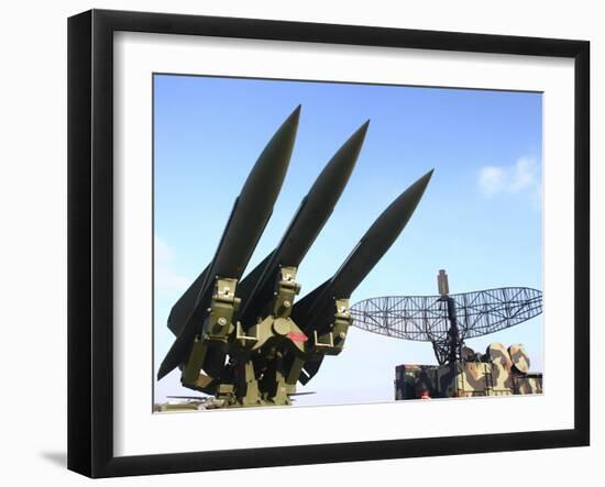 MIM-23 Hawk Anti-aircraft Missile Launcher of the German Air Force-Stocktrek Images-Framed Photographic Print