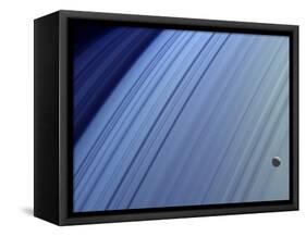 Mimas-Michael Benson-Framed Stretched Canvas
