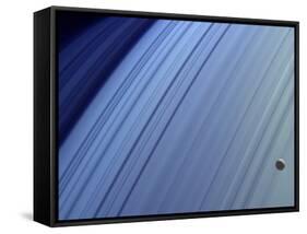 Mimas-Michael Benson-Framed Stretched Canvas