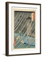 Mimasaka Province, Yamabushi Valley, 1853-Utagawa Hiroshige-Framed Giclee Print