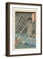 Mimasaka Province, Yamabushi Valley, 1853-Utagawa Hiroshige-Framed Giclee Print