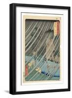 Mimasaka Province, Yamabushi Valley, 1853-Utagawa Hiroshige-Framed Giclee Print