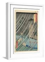 Mimasaka Province, Yamabushi Valley, 1853-Utagawa Hiroshige-Framed Giclee Print