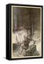 Mime and Notung-Arthur Rackham-Framed Stretched Canvas