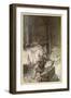 Mime and Notung-Arthur Rackham-Framed Art Print