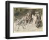 Mime and Siglind-Arthur Rackham-Framed Art Print