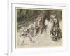 Mime and Siglind-Arthur Rackham-Framed Art Print