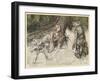 Mime and Siglind-Arthur Rackham-Framed Art Print