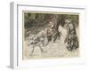 Mime and Siglind-Arthur Rackham-Framed Art Print